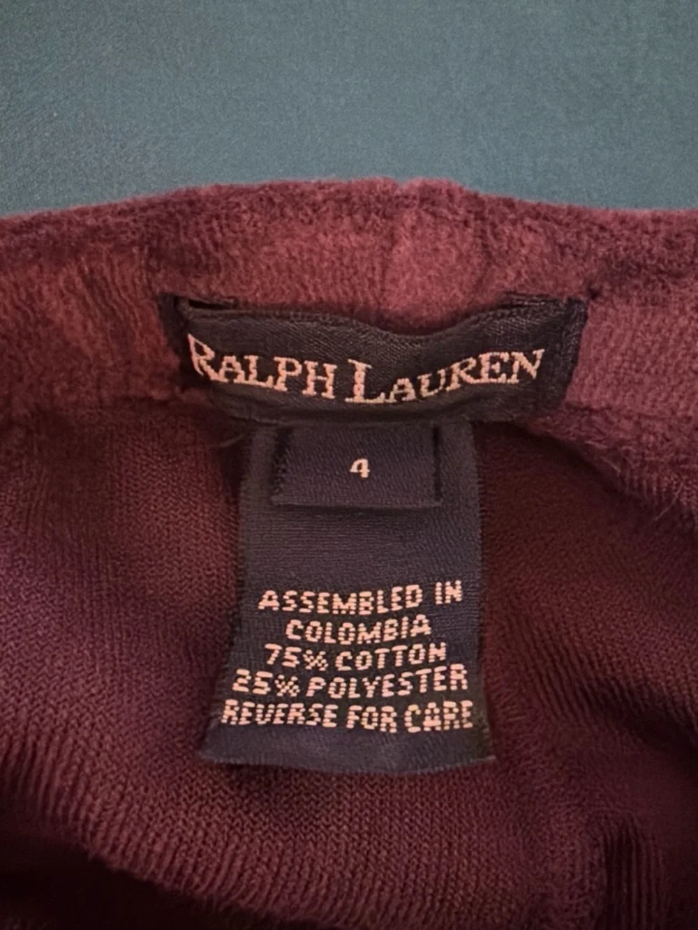 Ralph Lauren plush velvet